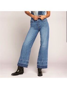 Current Elliott The Navigator Wide Leg Jeans Doheny